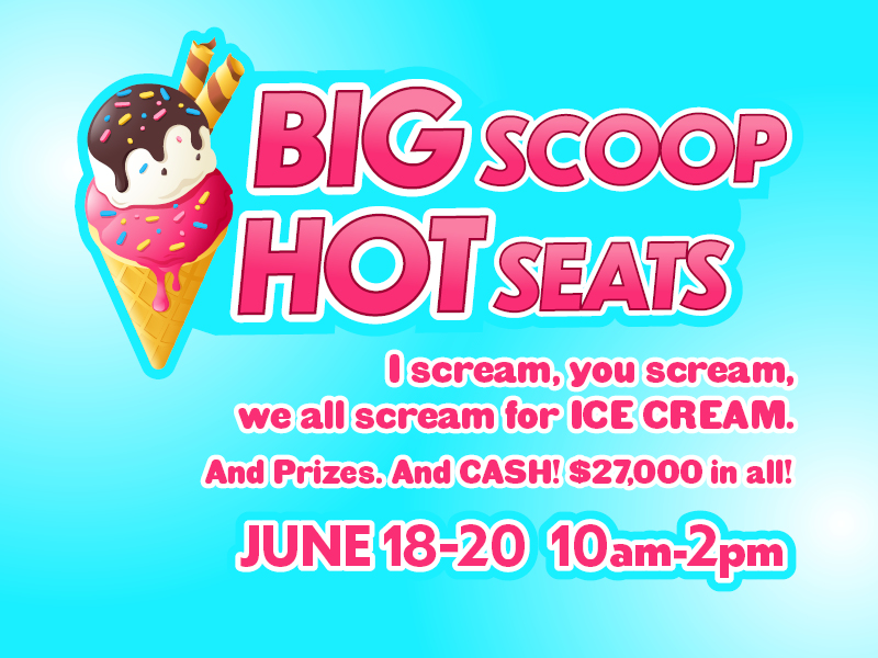 Big Scoop Hot Seat Drawings