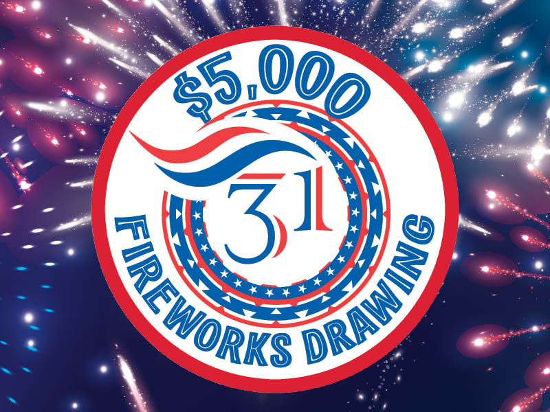 $5000 After Fireworks Drawings