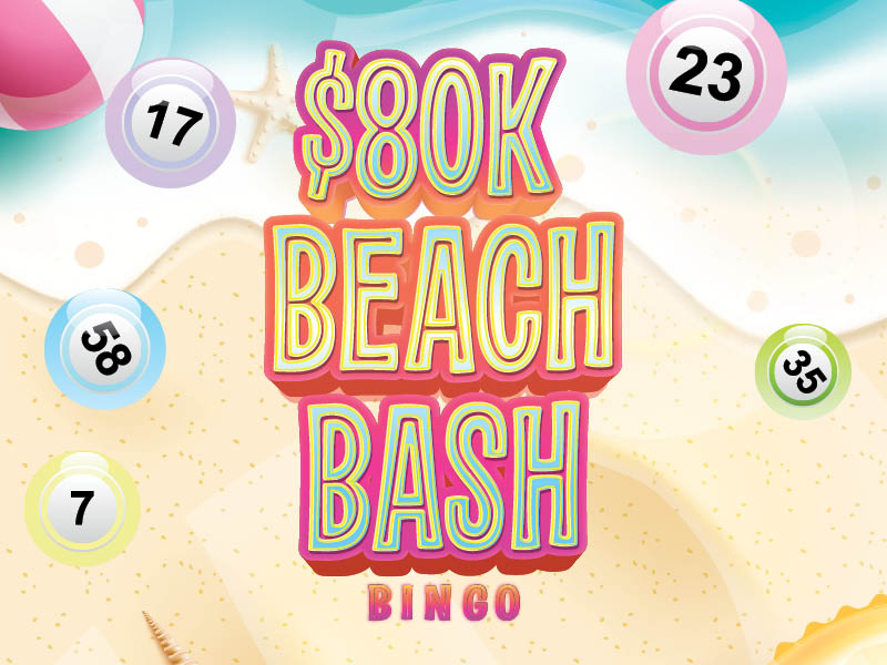 $80K Beach Bash Bingo