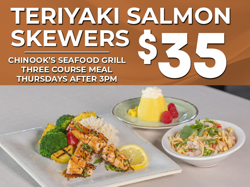 Teriyaki Salmon Skewers