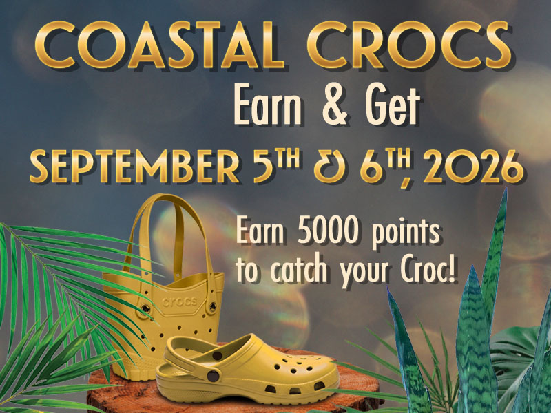 Coastal Crocs Earn & Get
